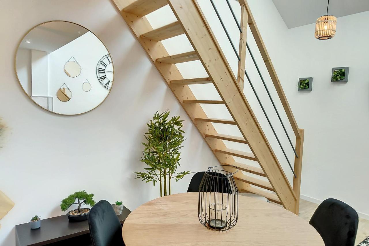 Sublime Appart Renove Duplex Centre Ville 4Pers Wifi Saint-Quentin  Eksteriør bilde