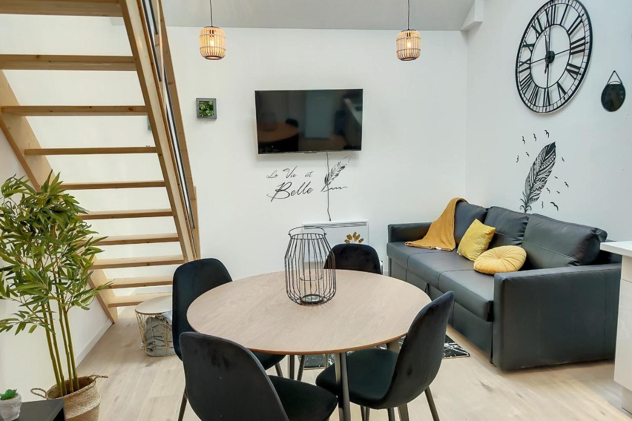 Sublime Appart Renove Duplex Centre Ville 4Pers Wifi Saint-Quentin  Eksteriør bilde